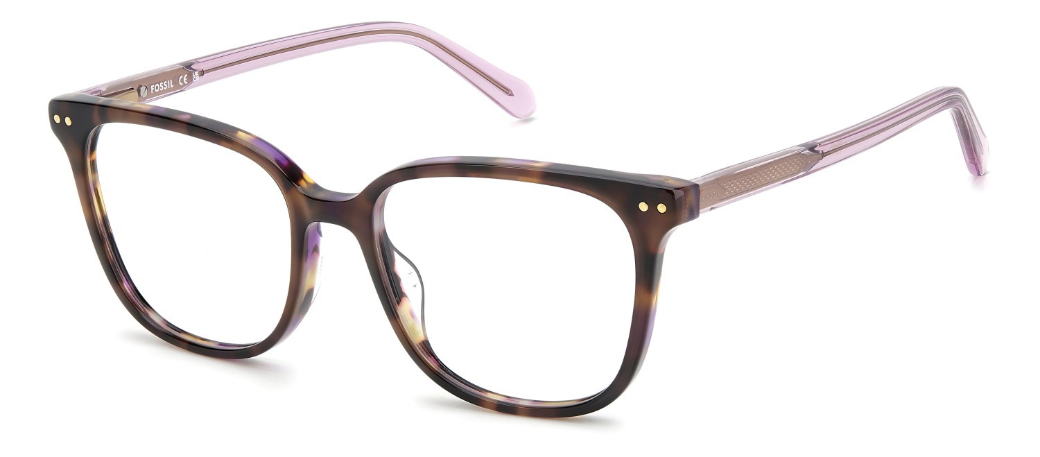 Eyeglasses Fossil Fos 7183 108793 09Q color brown shape square 