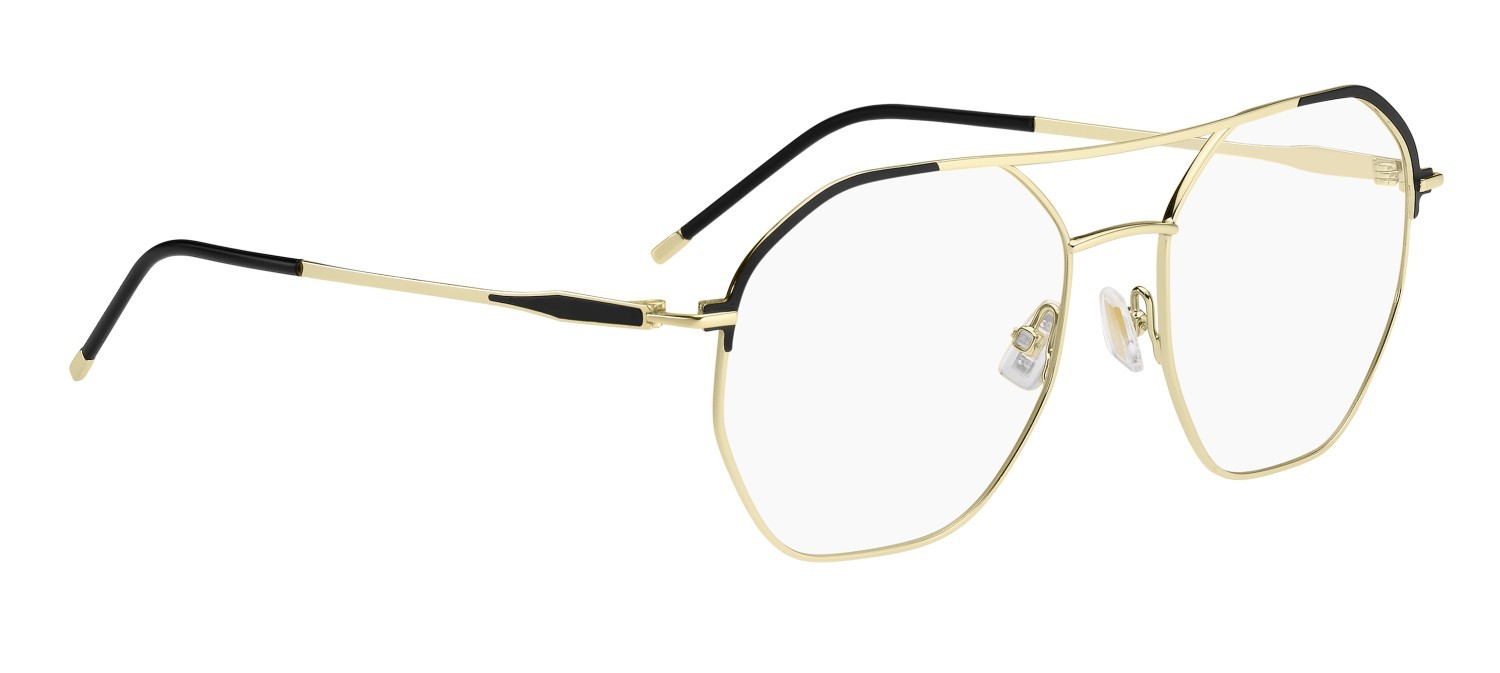 Occhiali da vista Hugo Boss 1709 108816 RHL colore gold black_ forma rettangolare 
