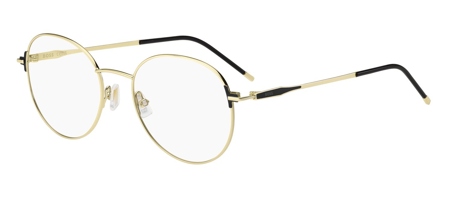 Occhiali da vista Hugo Boss 1710 108817 RHL colore gold black_ forma pantos 