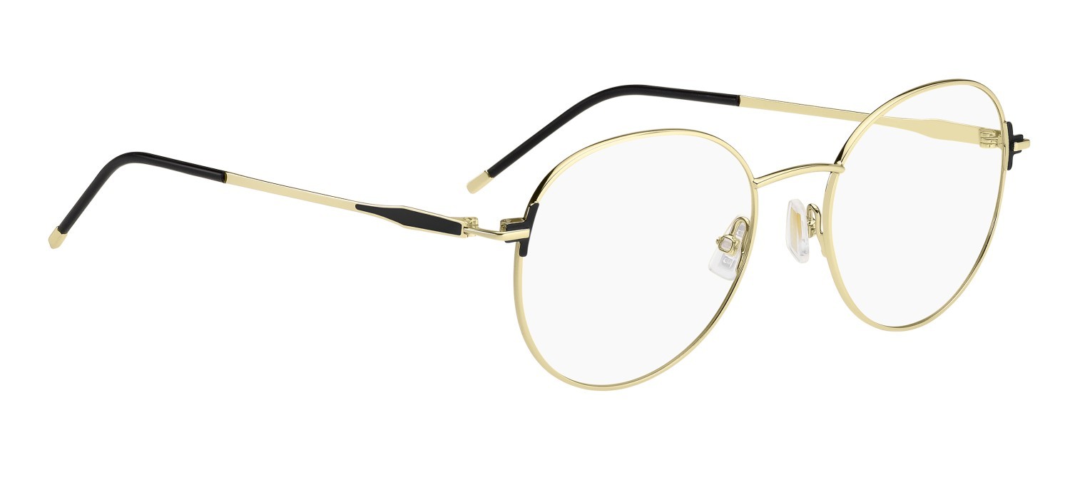 Occhiali da vista Hugo Boss 1710 108817 RHL colore gold black_ forma pantos 