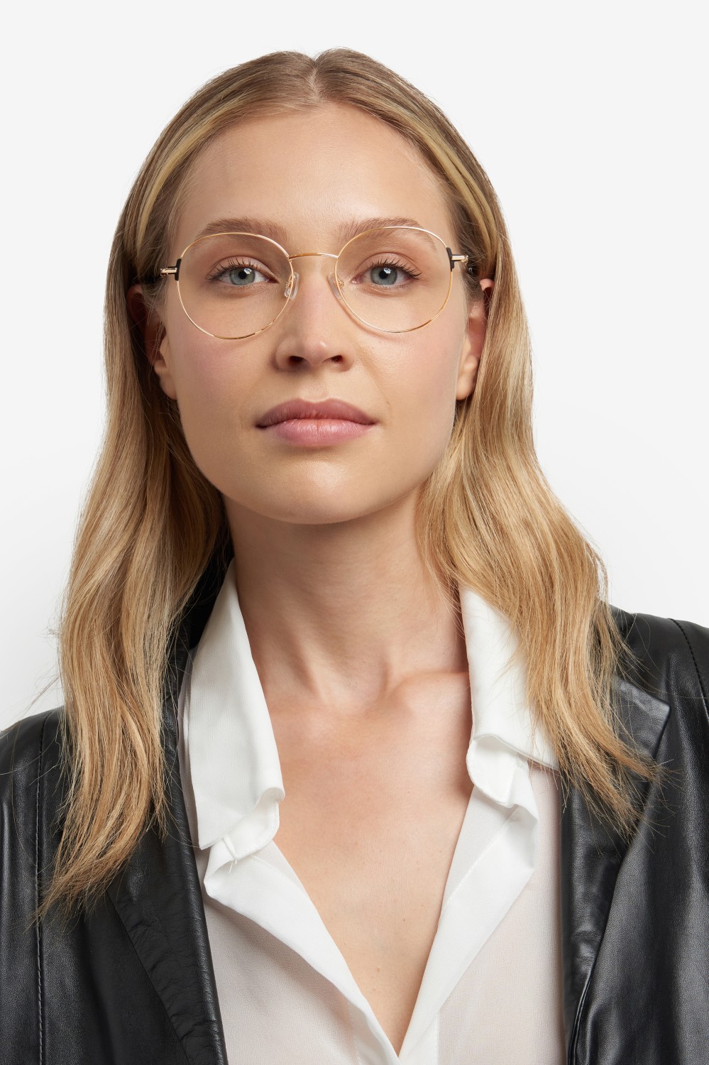 Occhiali da vista Hugo Boss 1710 108817 RHL colore gold black_ forma pantos 