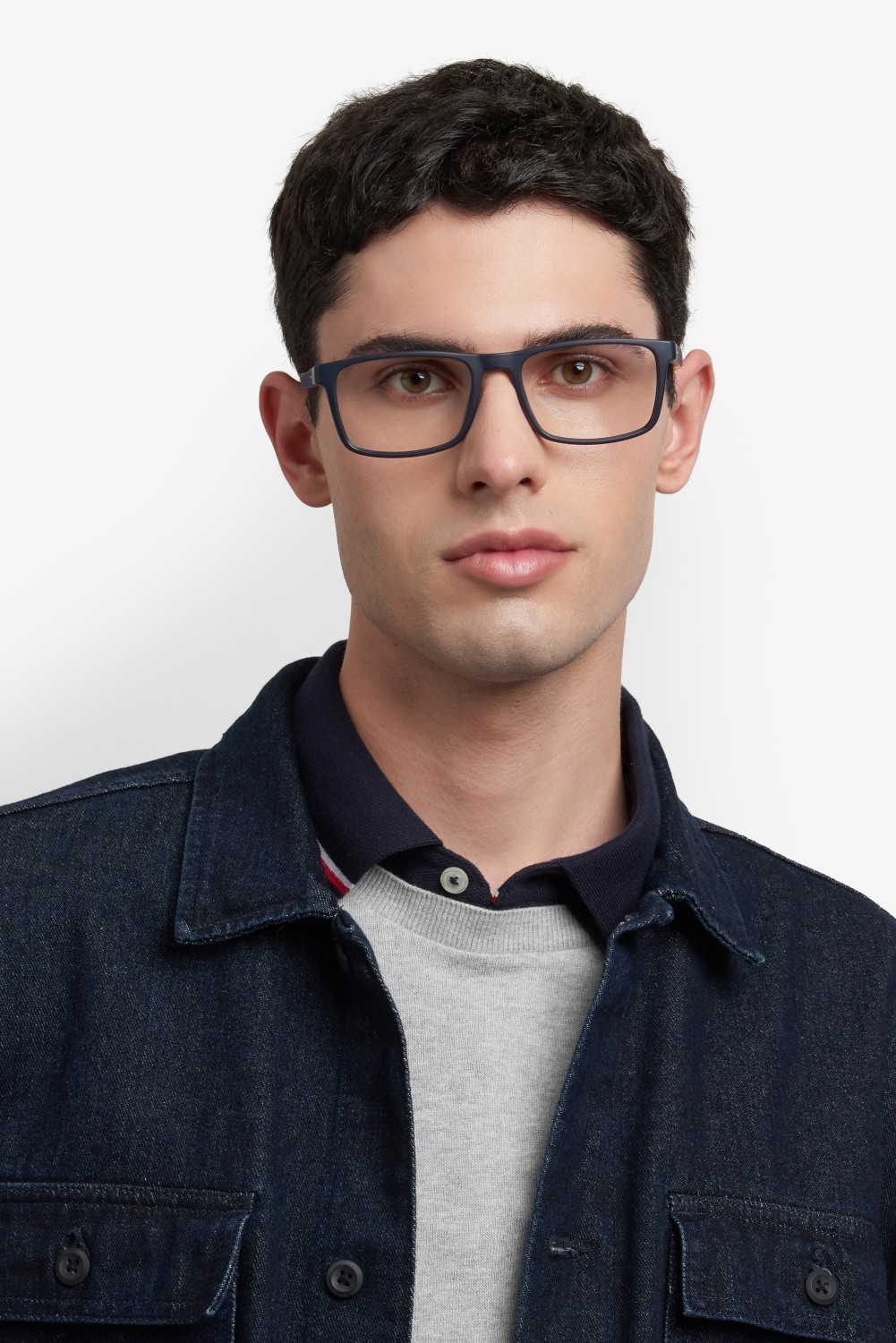 Occhiali da vista Tommy Hilfiger Th 2148 108823 8RU colore blue red forma rettangolare 