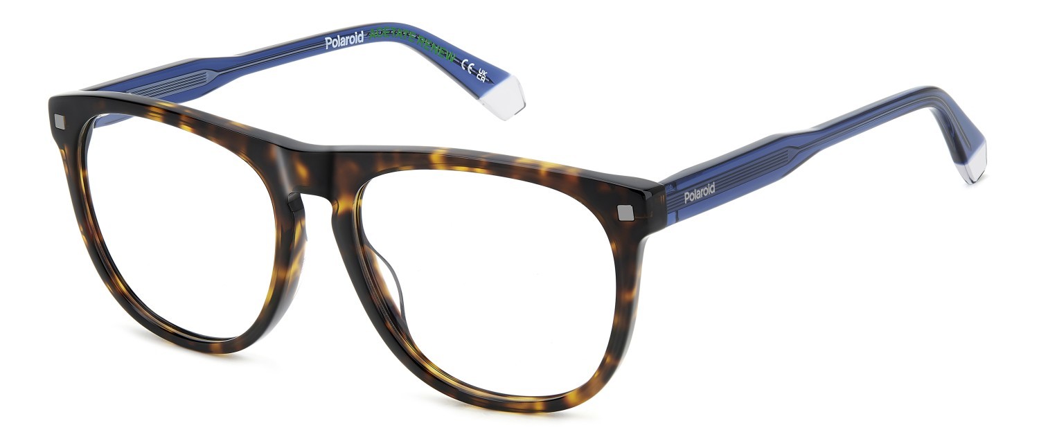Eyeglasses Polaroid Pld D541 108825 086 color havana shape rectangle 
