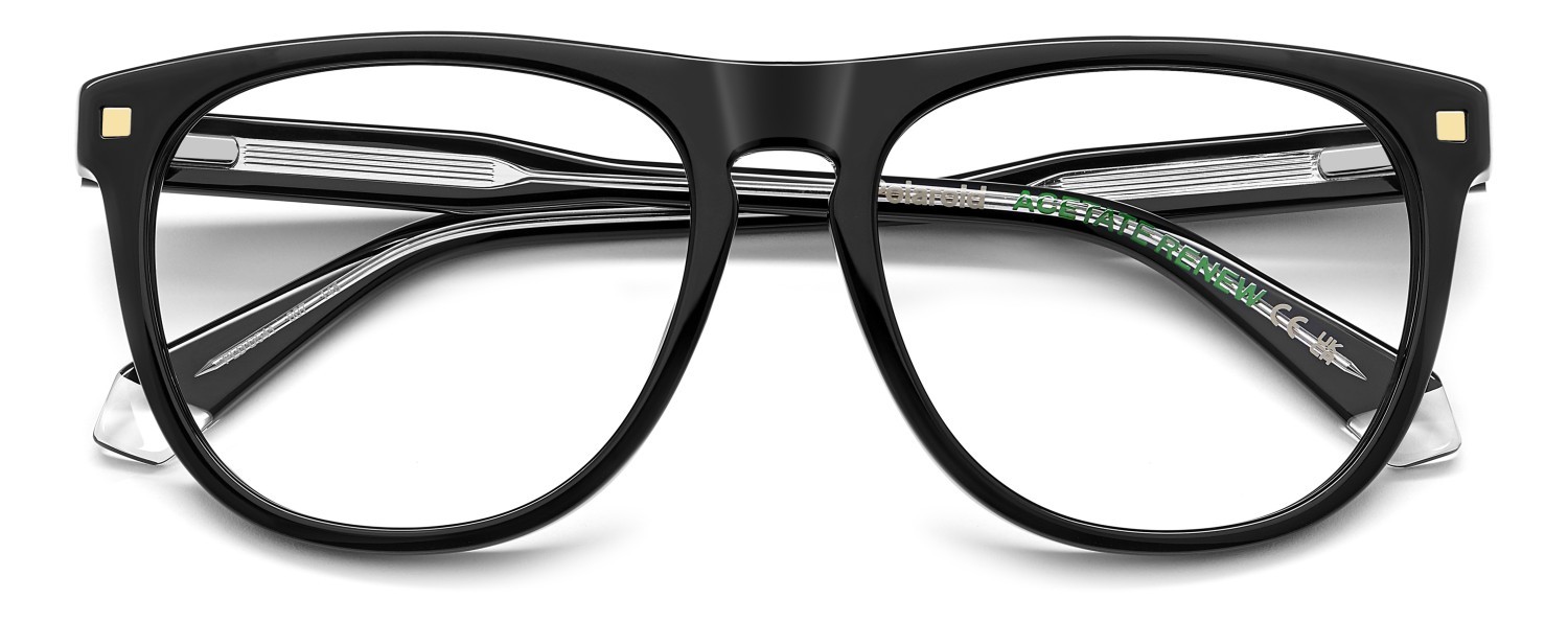 Eyeglasses Polaroid Pld D541 108825 807 color black shape rectangle 