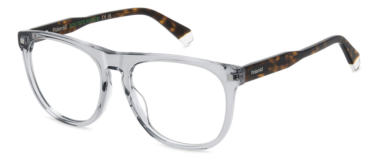 Eyeglasses Polaroid Pld D541 108825 KB7 color grey shape rectangle 