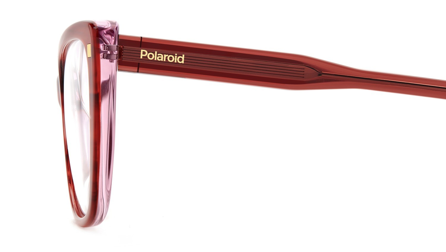 Eyeglasses Polaroid Pld D542 108826 8RR color striped red shape rectangle 