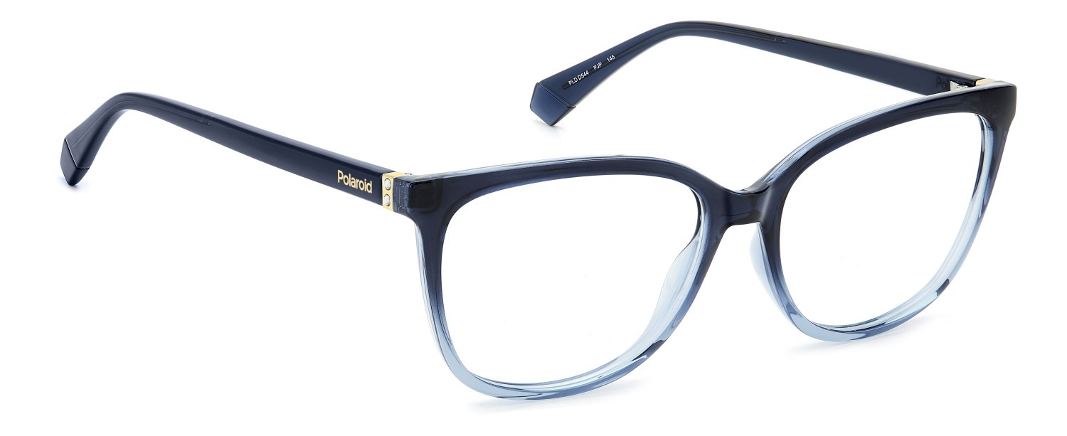 Eyeglasses Polaroid Pld D544 108828 PJP color blue shape rectangle 