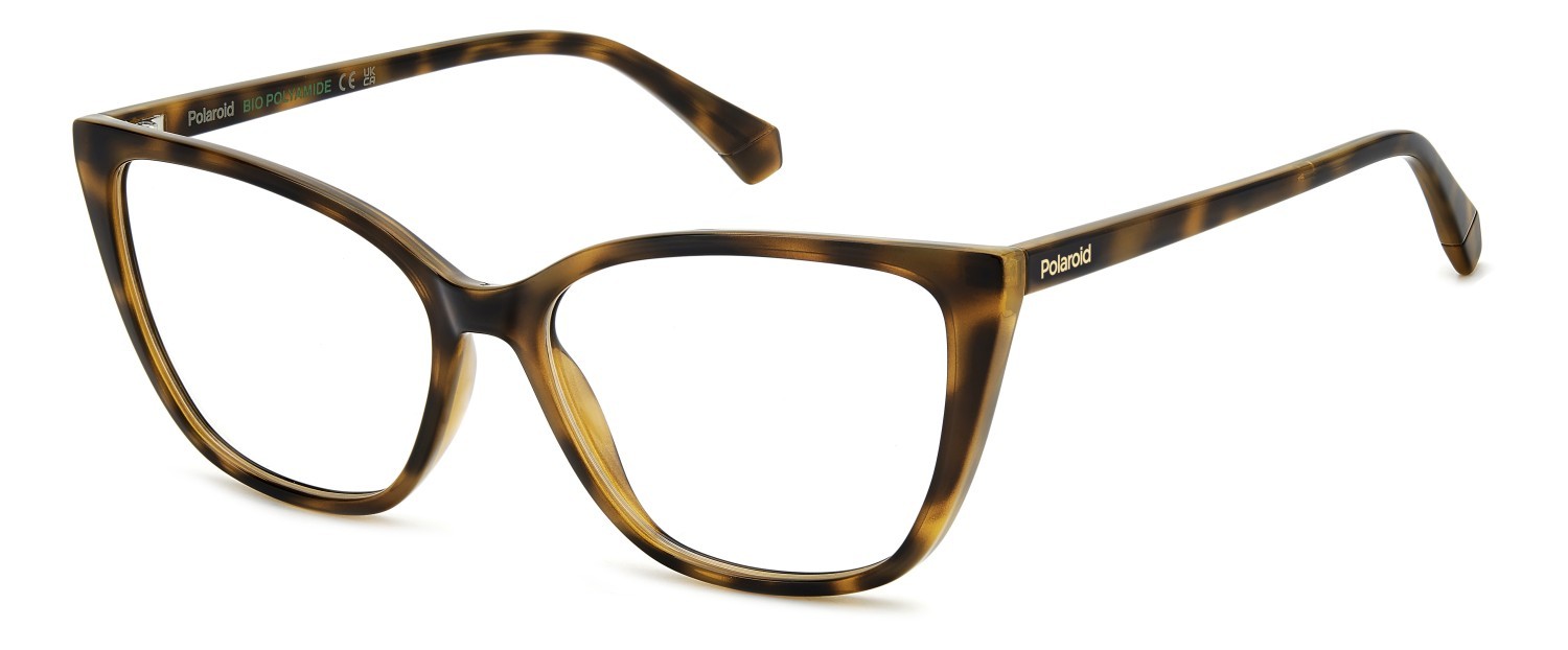 Eyeglasses Polaroid Pld D545 108830 086 color havana shape rectangle 