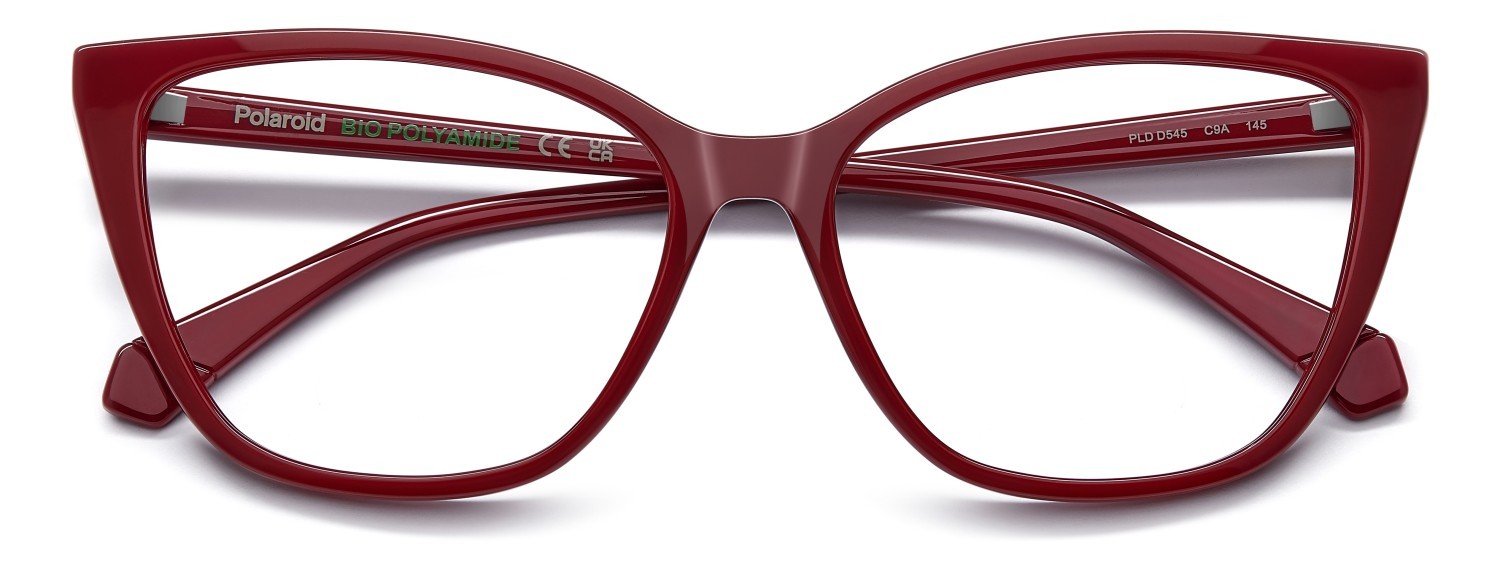Eyeglasses Polaroid Pld D545 108830 C9A color red shape rectangle 