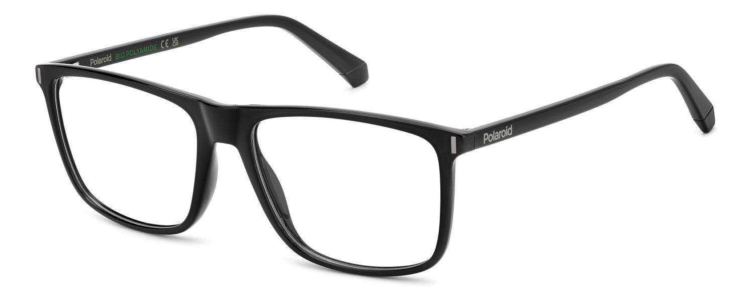 Eyeglasses Polaroid Pld D536 108831 807 color black shape rectangle 