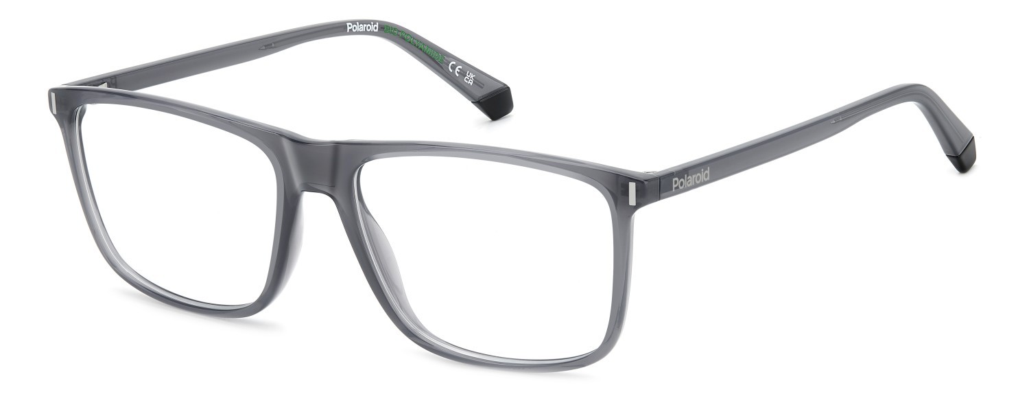 Eyeglasses Polaroid Pld D536 108831 KB7 color grey shape rectangle 
