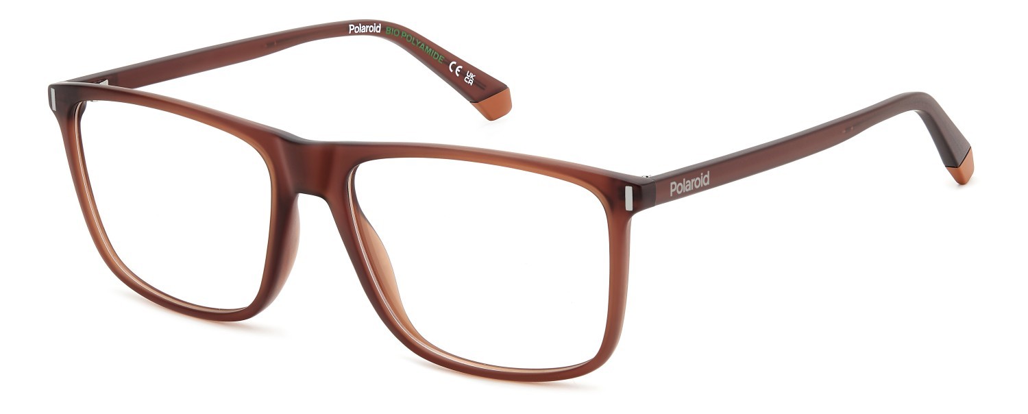 Brillen Polaroid Pld D536 108831 YZ4 farbe matte brown form rechteckig 