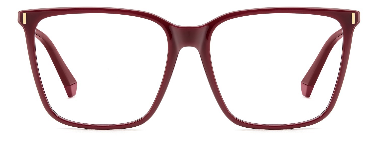 Eyeglasses Polaroid Pld D537 108832 C9A color red shape rectangle 