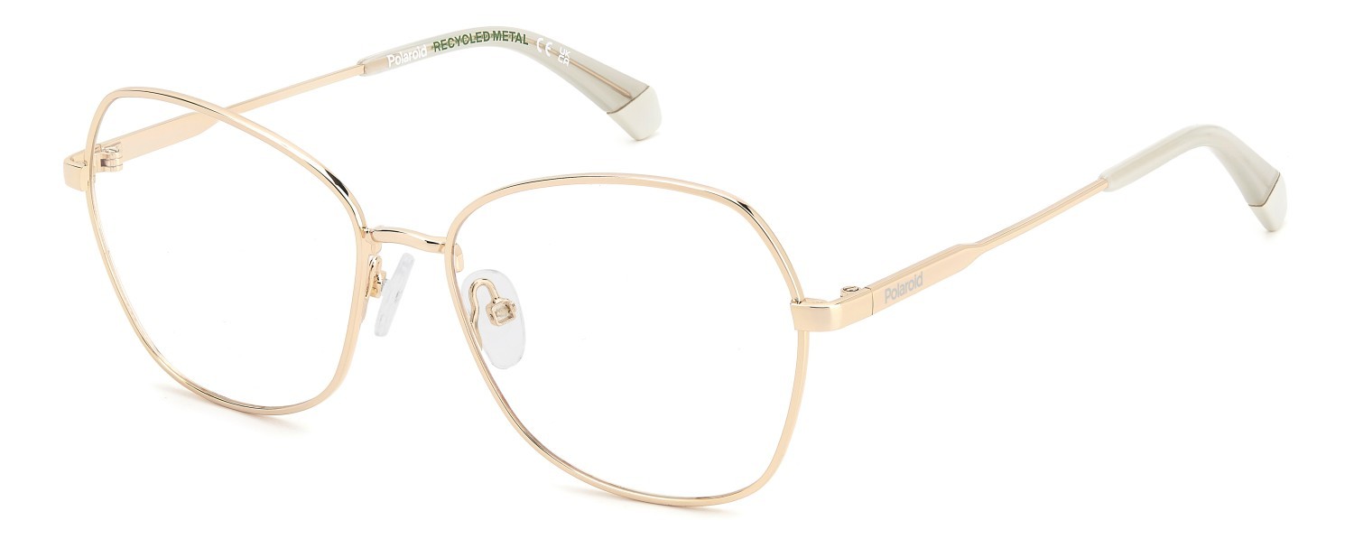 Eyeglasses Polaroid Pld D539 108833 000 color rose gold shape butterfly 