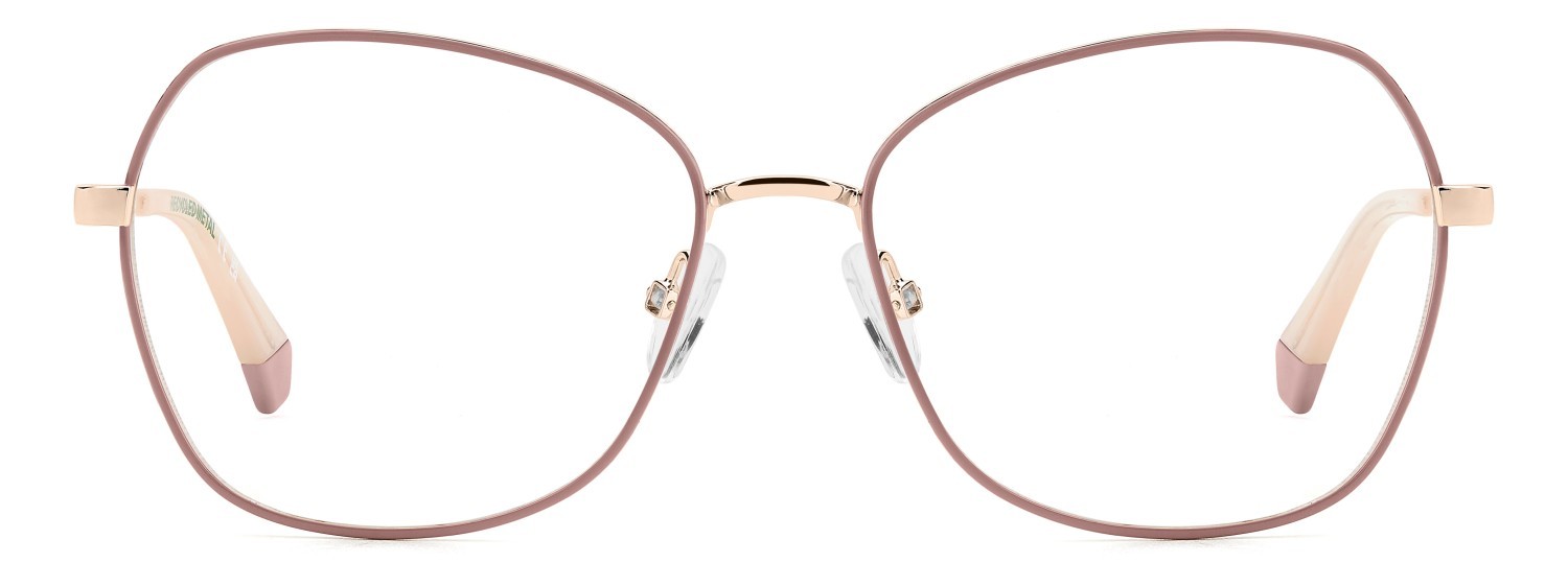 Eyeglasses Polaroid Pld D539 108833 EYR color gold pink shape butterfly 