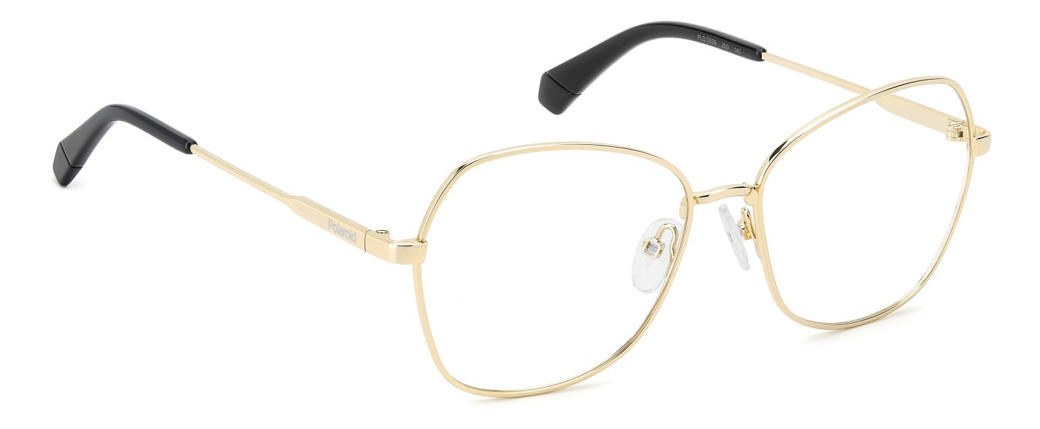 Brillen Polaroid Pld D539 108833 J5G farbe gold form schmetterling 