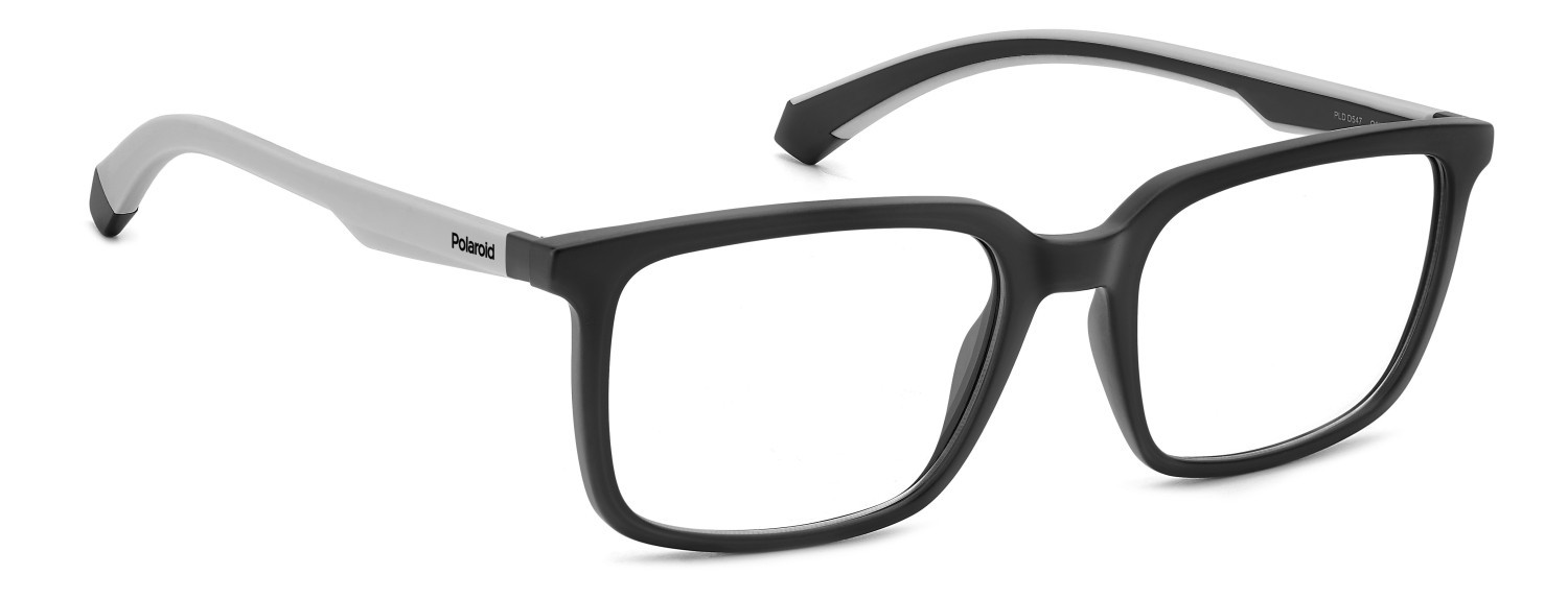Eyeglasses Polaroid Pld D547 108834 O6W color matte black grey shape rectangle 