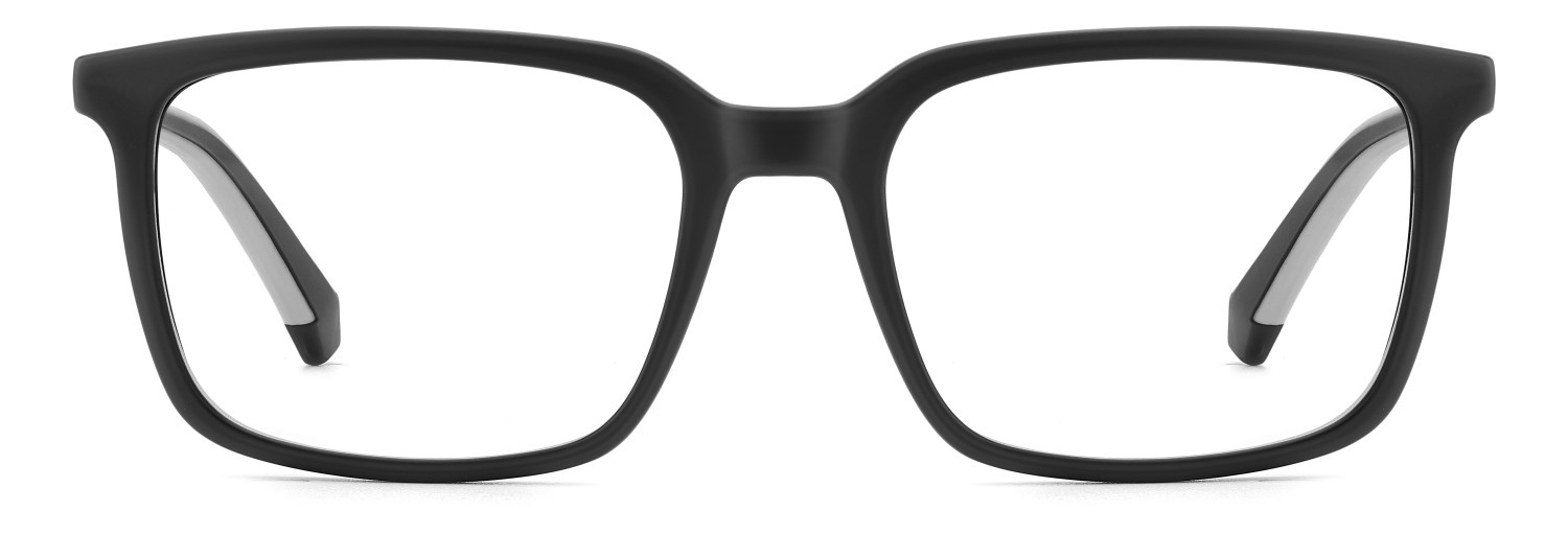 Eyeglasses Polaroid Pld D547 108834 O6W color matte black grey shape rectangle 