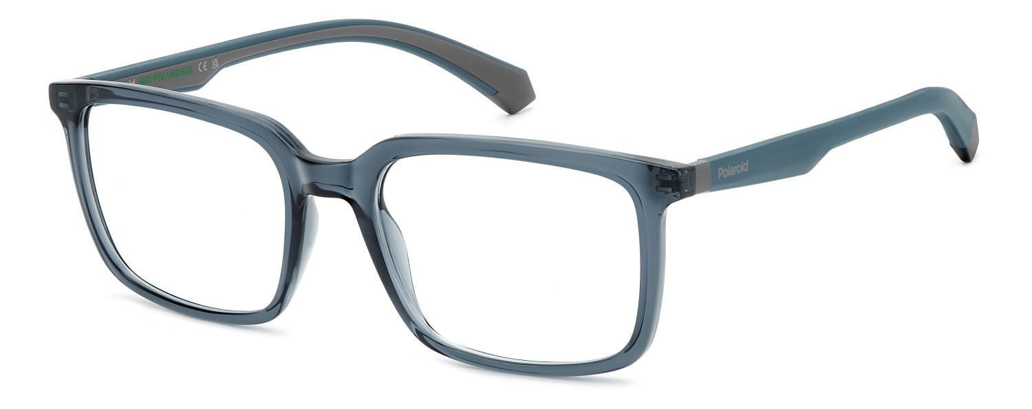 Eyeglasses Polaroid Pld D547 108834 PJP color blue shape rectangle 
