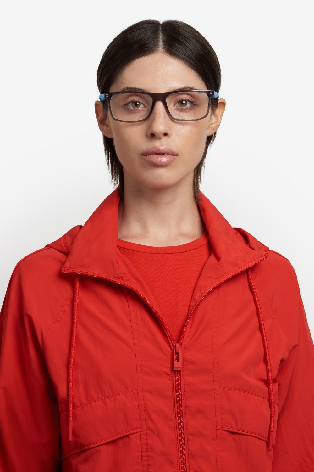 Eyeglasses Polaroid Pld D548 108835 KB7 color grey shape rectangle 