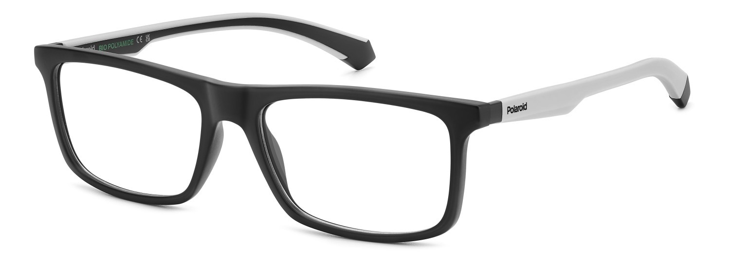Eyeglasses Polaroid Pld D548 108835 O6W color matte black grey shape rectangle 