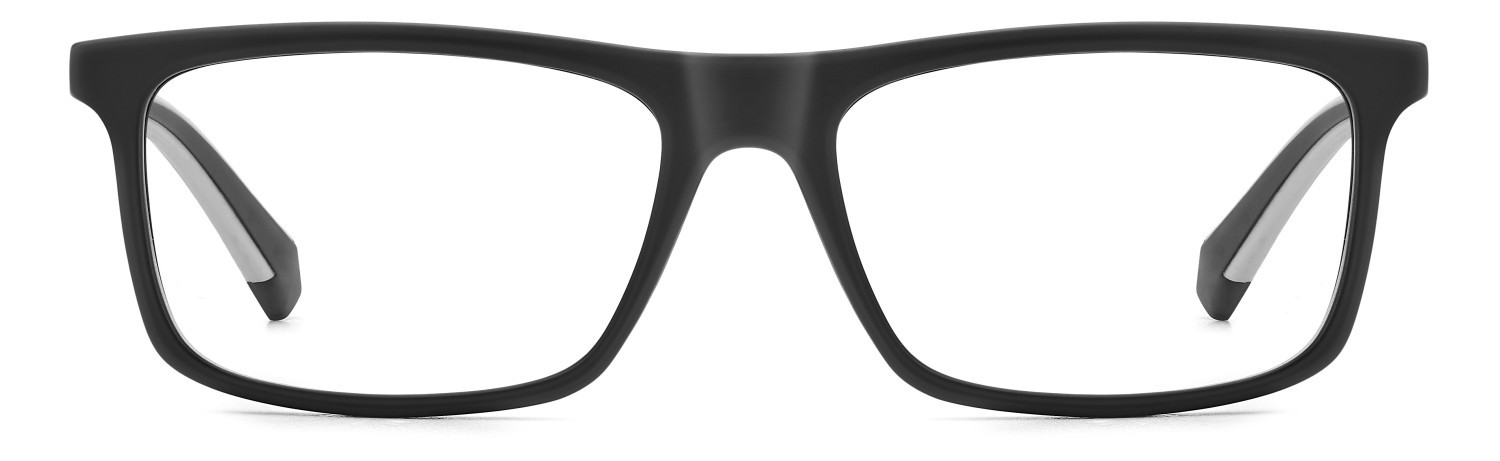 Eyeglasses Polaroid Pld D548 108835 O6W color matte black grey shape rectangle 