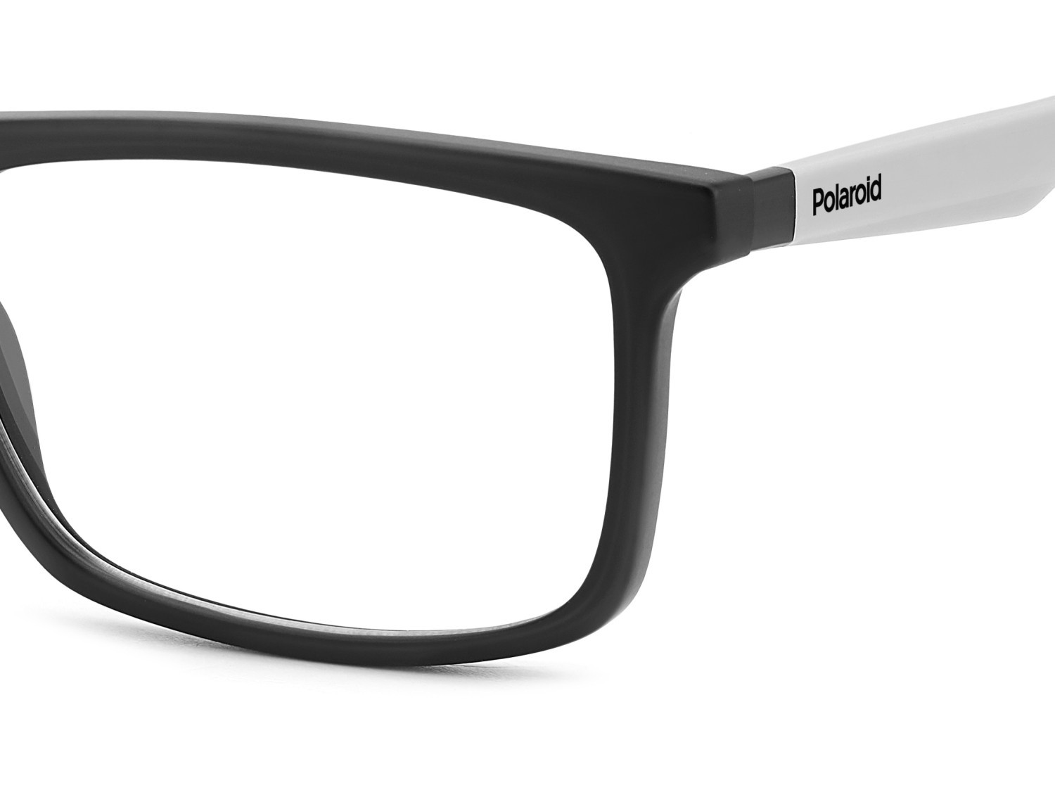 Eyeglasses Polaroid Pld D548 108835 O6W color matte black grey shape rectangle 
