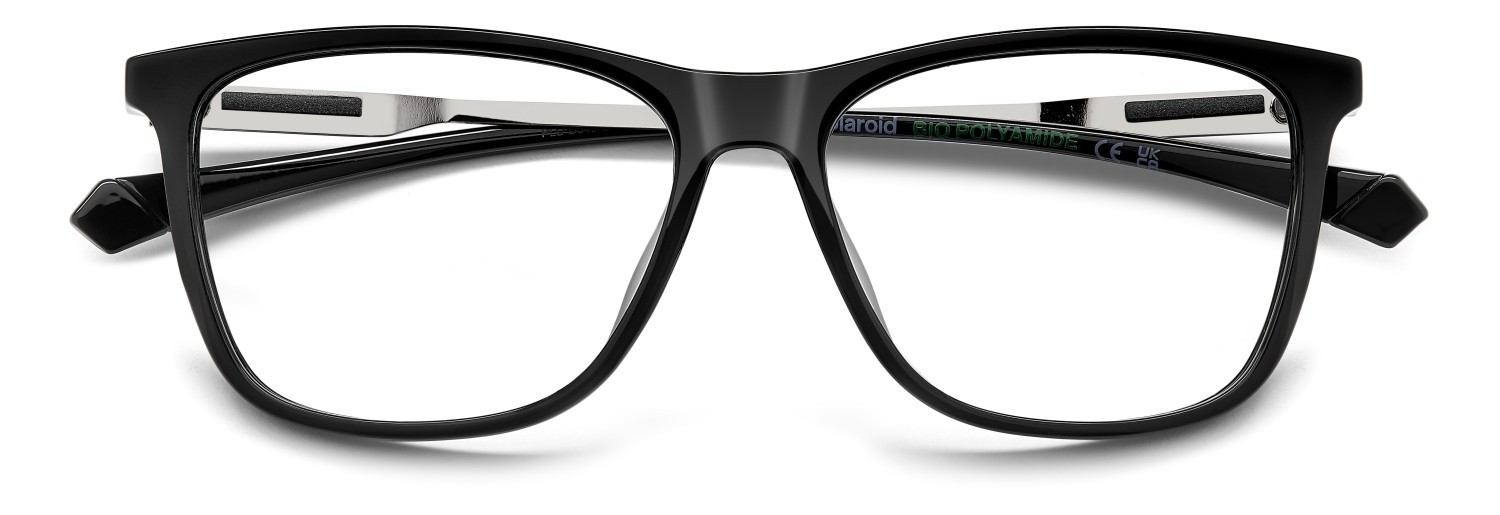 Eyeglasses Polaroid Pld D549/G 108837 807 color black shape rectangle 