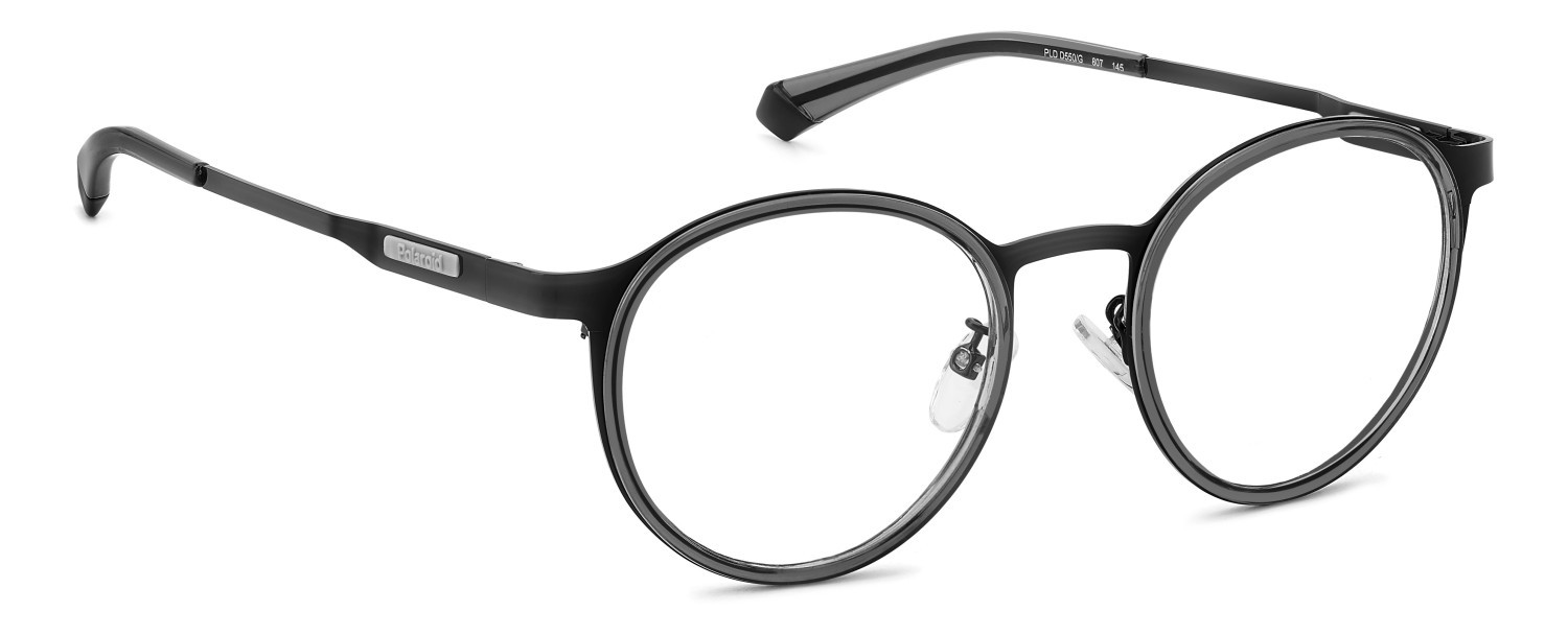 Eyeglasses Polaroid Pld D550/G 108838 807 color black shape pantos 