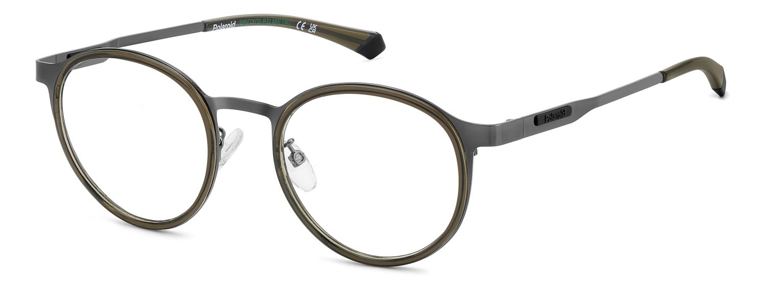 Eyeglasses Polaroid Pld D550/G 108838 KJ1 color dark ruthenium shape pantos 