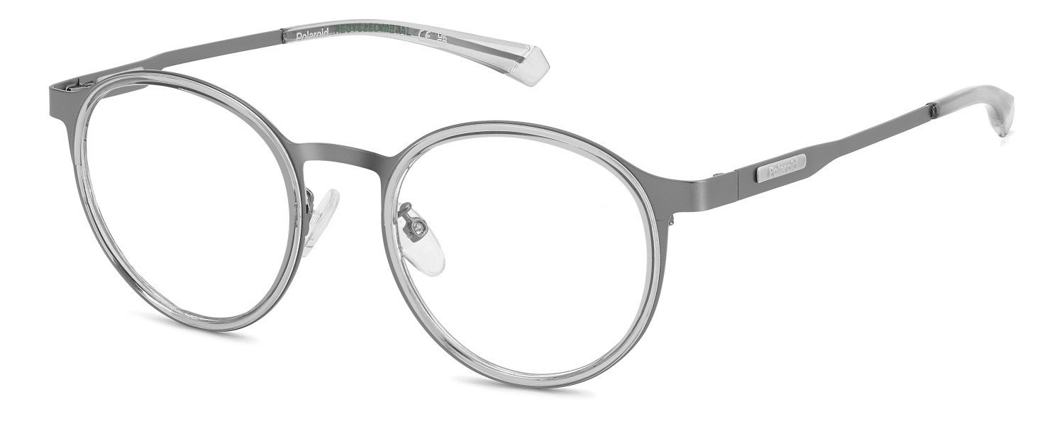 Eyeglasses Polaroid Pld D550/G 108838 R81 color matte ruthenium shape pantos 