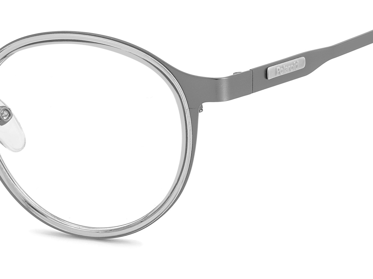 Eyeglasses Polaroid Pld D550/G 108838 R81 color matte ruthenium shape pantos 
