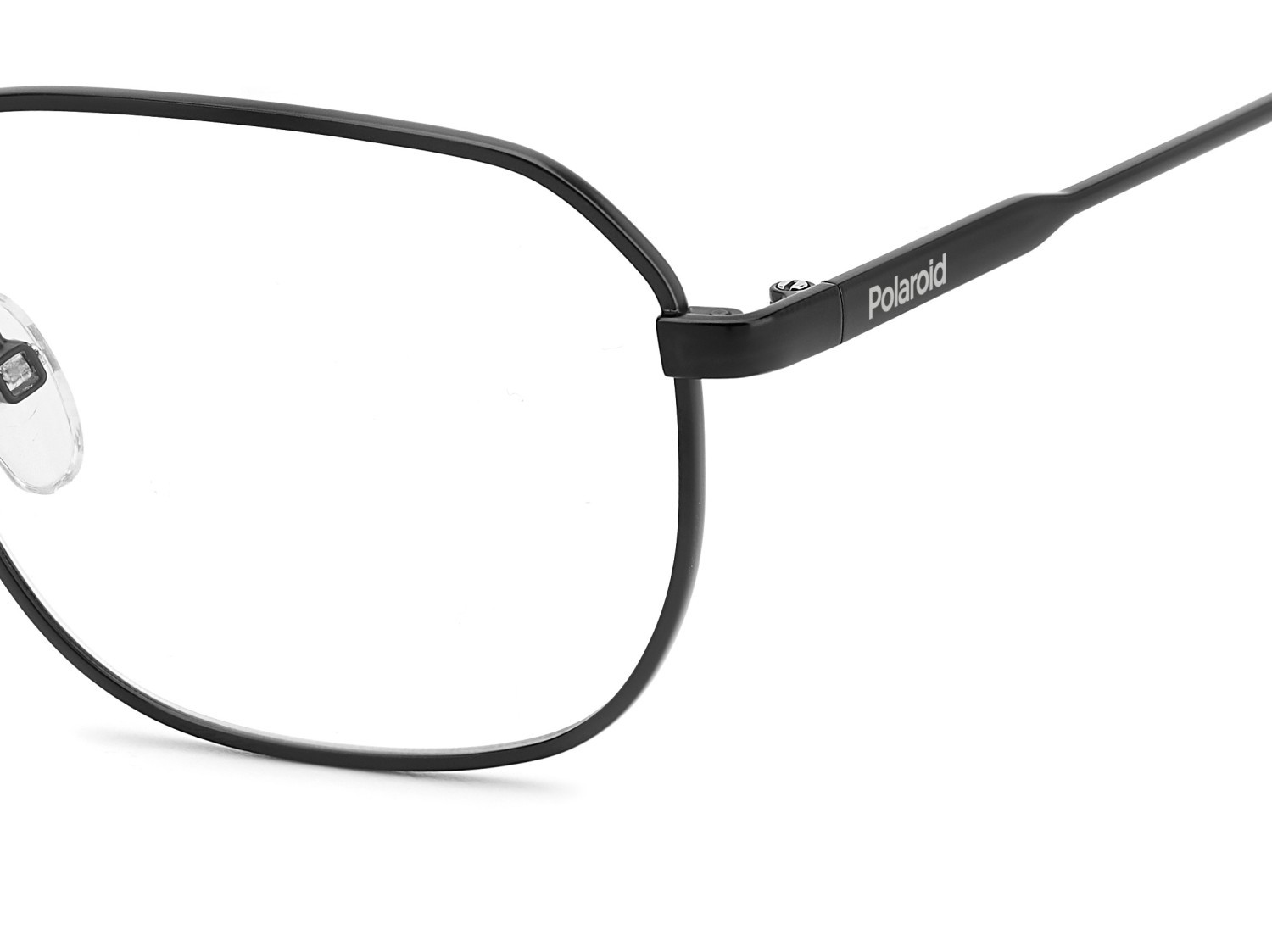 Eyeglasses Polaroid Pld D538 108842 003 color matte black shape rectangle 
