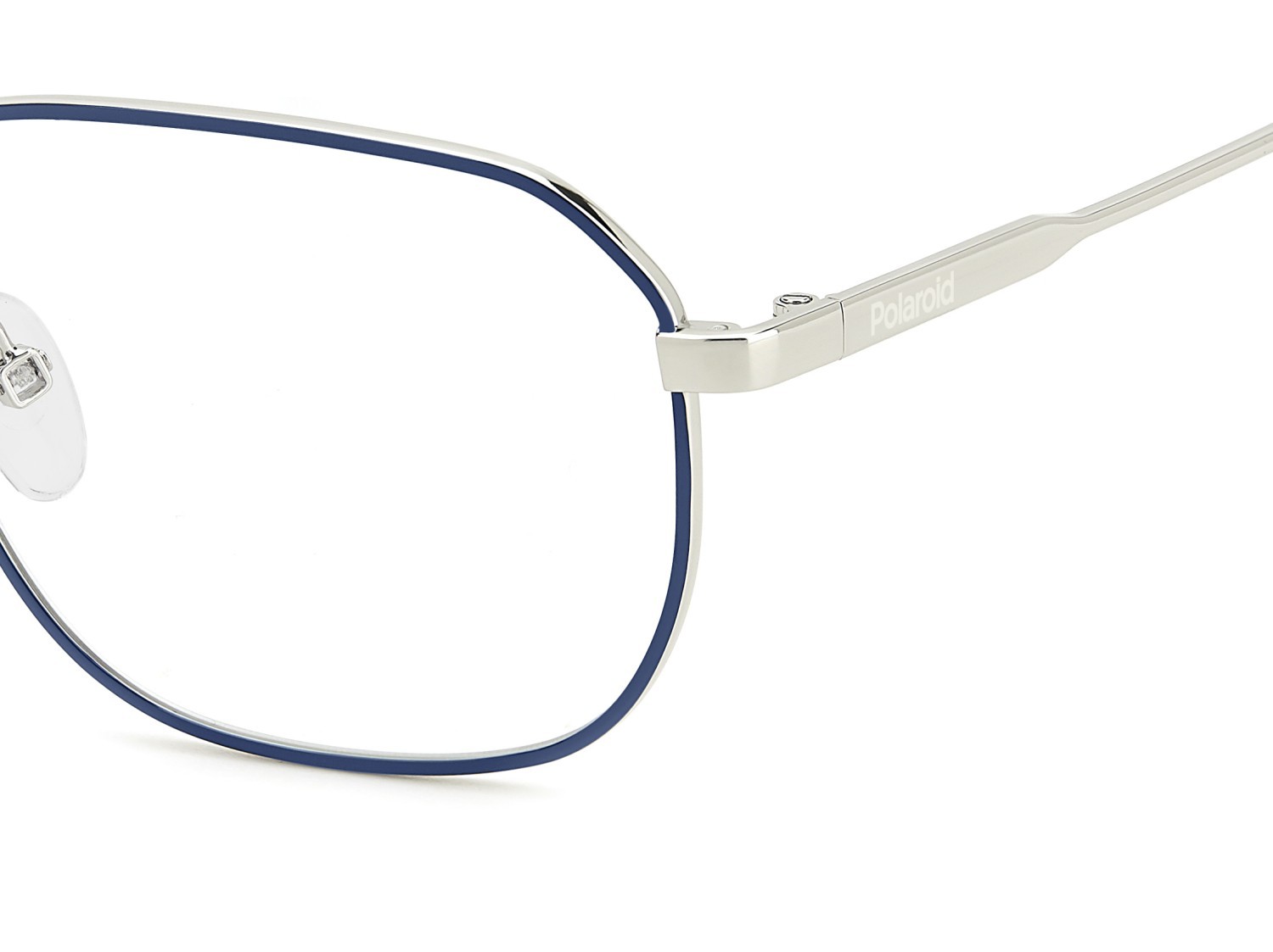 Eyeglasses Polaroid Pld D538 108842 DOH color palladium blue shape rectangle 