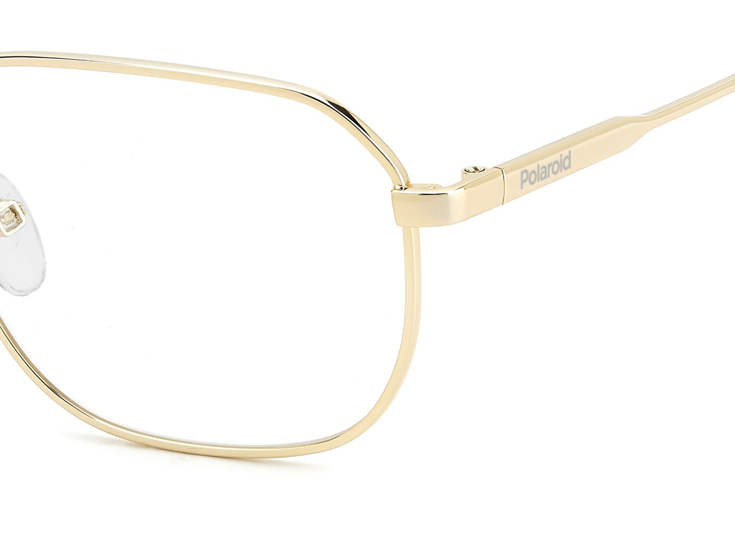 Eyeglasses Polaroid Pld D538 108842 J5G color gold shape rectangle 