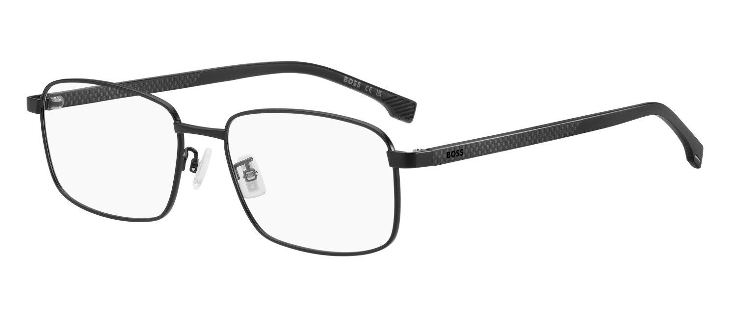 Eyeglasses Hugo Boss 1715/F 108848 003 color matte black shape rectangle 