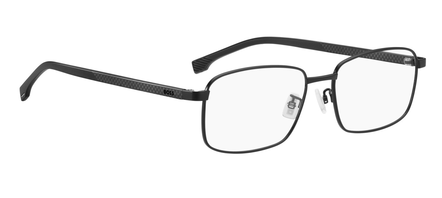 Eyeglasses Hugo Boss 1715/F 108848 003 color matte black shape rectangle 