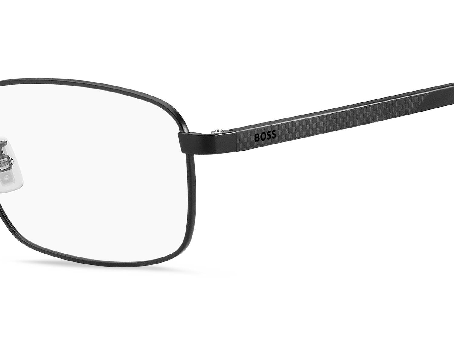 Eyeglasses Hugo Boss 1715/F 108848 003 color matte black shape rectangle 