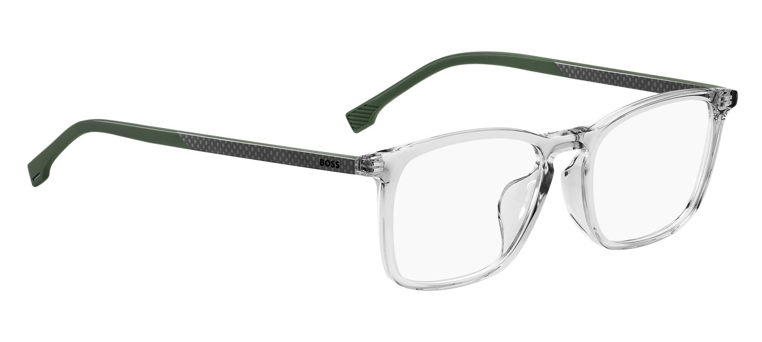 Eyeglasses Hugo Boss 1716/F 108849 63M color crystal grey shape rectangle 