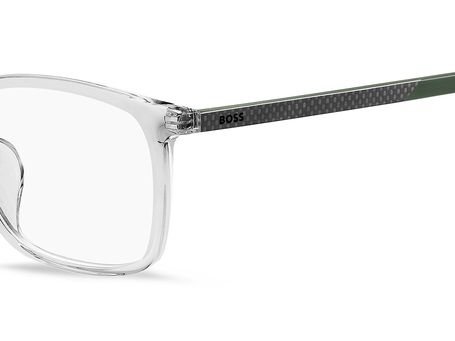 Eyeglasses Hugo Boss 1716/F 108849 63M color crystal grey shape rectangle 