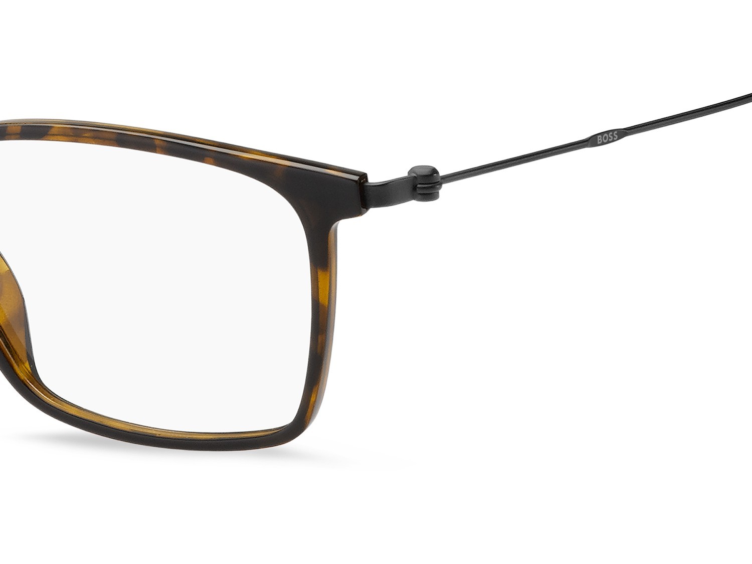Eyeglasses Hugo Boss 1704 108853 581 color havana black shape rectangle 
