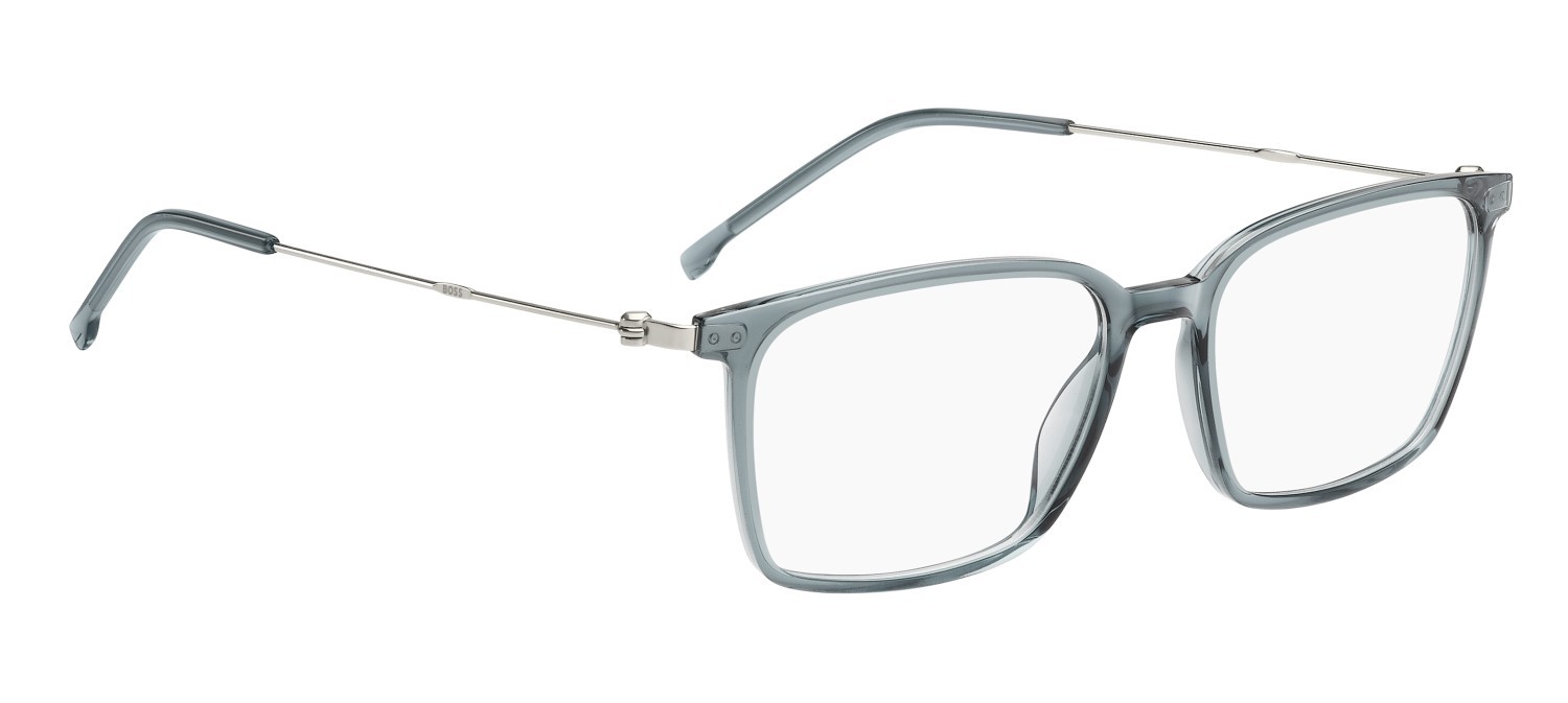 Eyeglasses Hugo Boss 1704 108853 ECJ color blue palladium shape rectangle 
