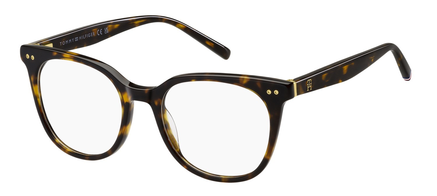 Occhiali da vista Tommy Hilfiger Th 2160 108860 086 colore havana forma rettangolare 