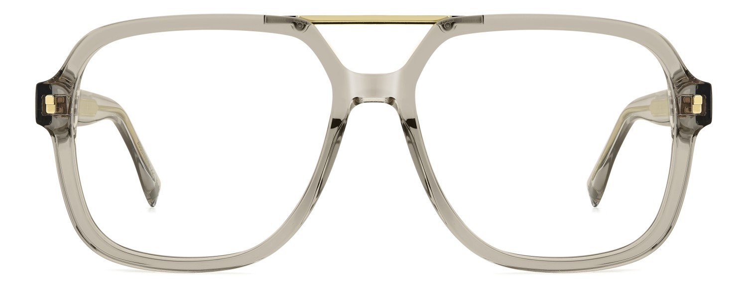 Brillen Dsquared2 D2 0145 108861 10A farbe beige form quadratisch 
