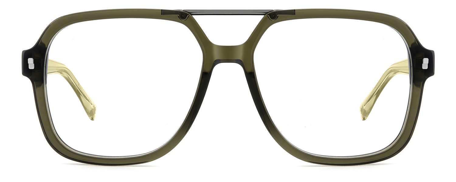 Occhiali da vista Dsquared2 D2 0145 108861 1ED colore green forma quadrato 
