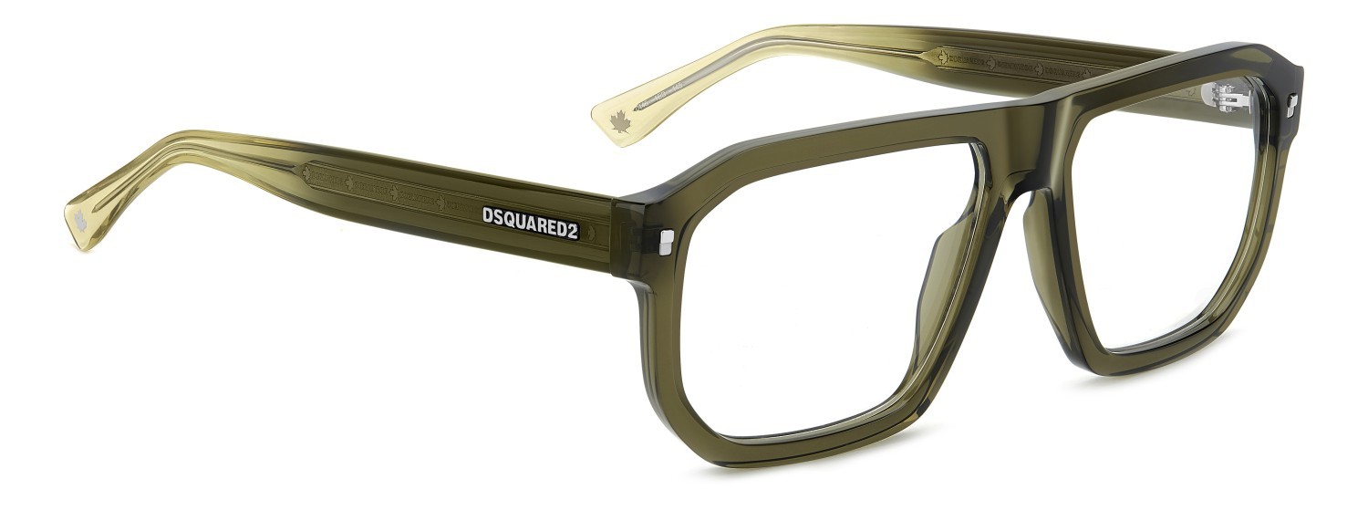 Brillen Dsquared2 D2 0146 108862 1ED farbe green form rechteckig 