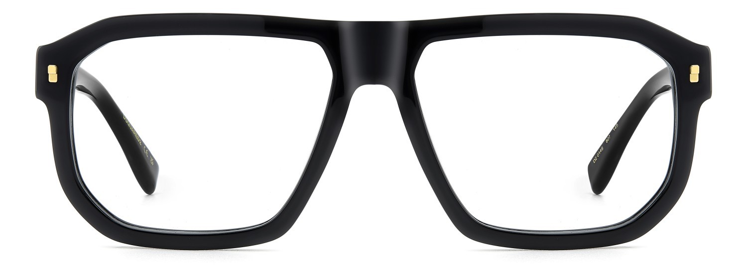 Occhiali da vista Dsquared2 D2 0146 108862 807 colore black forma rettangolare 