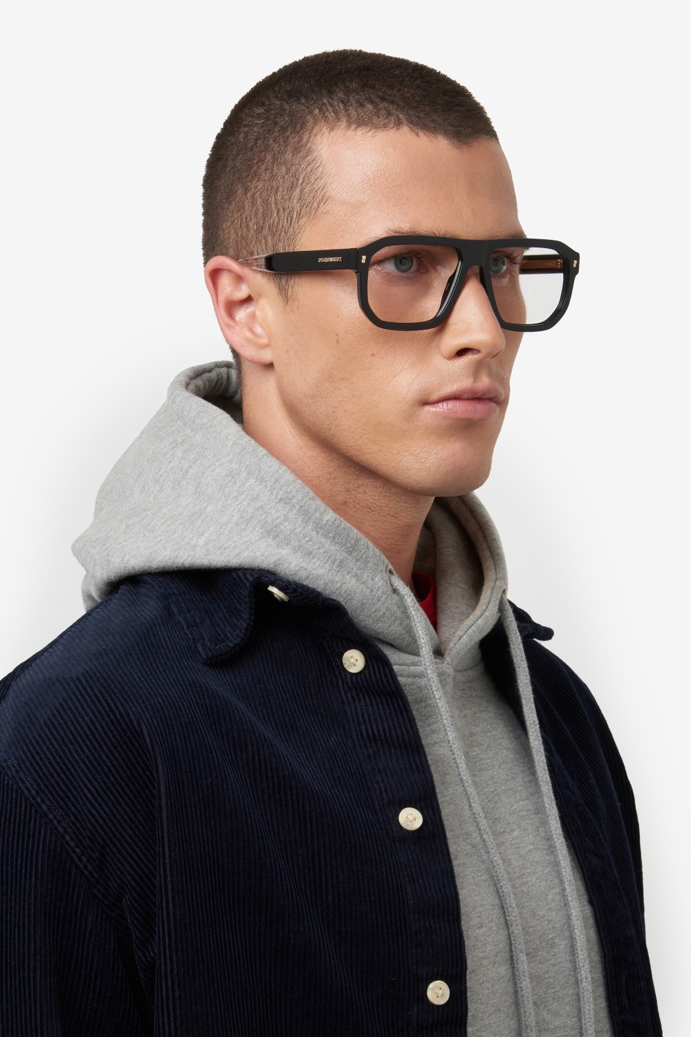 Occhiali da vista Dsquared2 D2 0146 108862 807 colore black forma rettangolare 