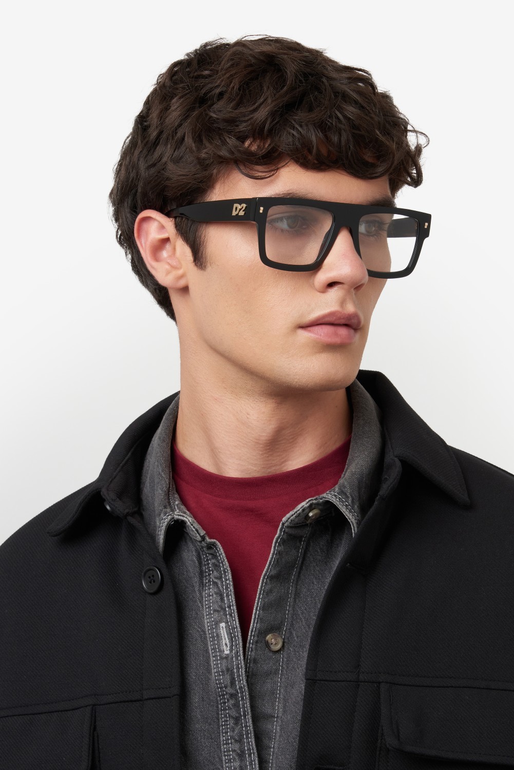 Occhiali da vista Dsquared2 D2 0147 108864 807 colore black forma rettangolare 