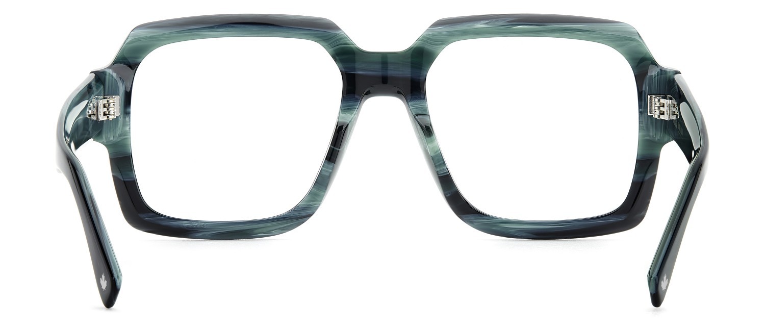 Occhiali da vista Dsquared2 D2 0148 108865 ZI9 colore teal forma quadrato 